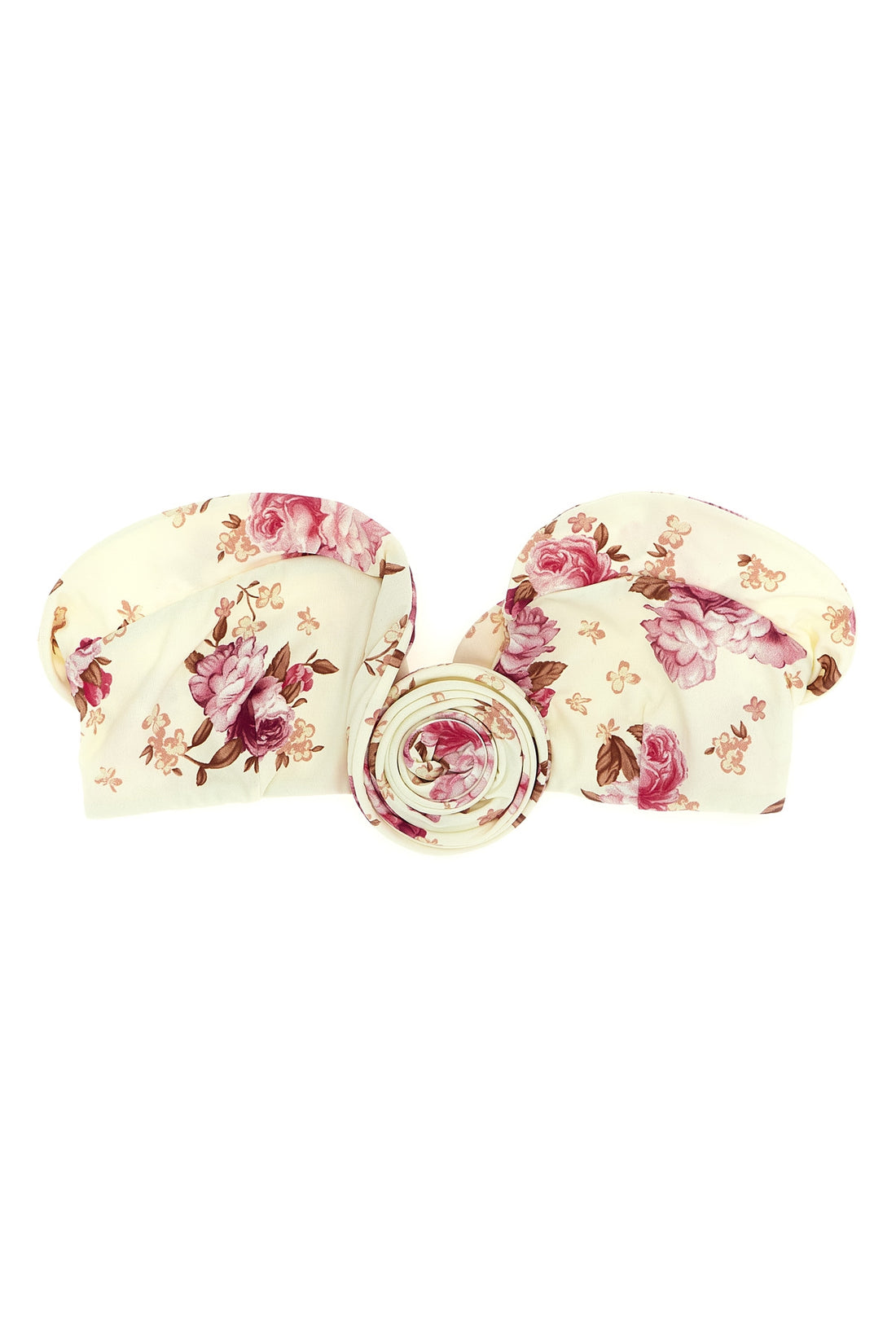 MAGDA BUTRYM 36 02 bikini top in floral print fabric