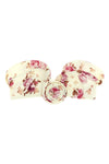 02 bikini top in floral print fabric