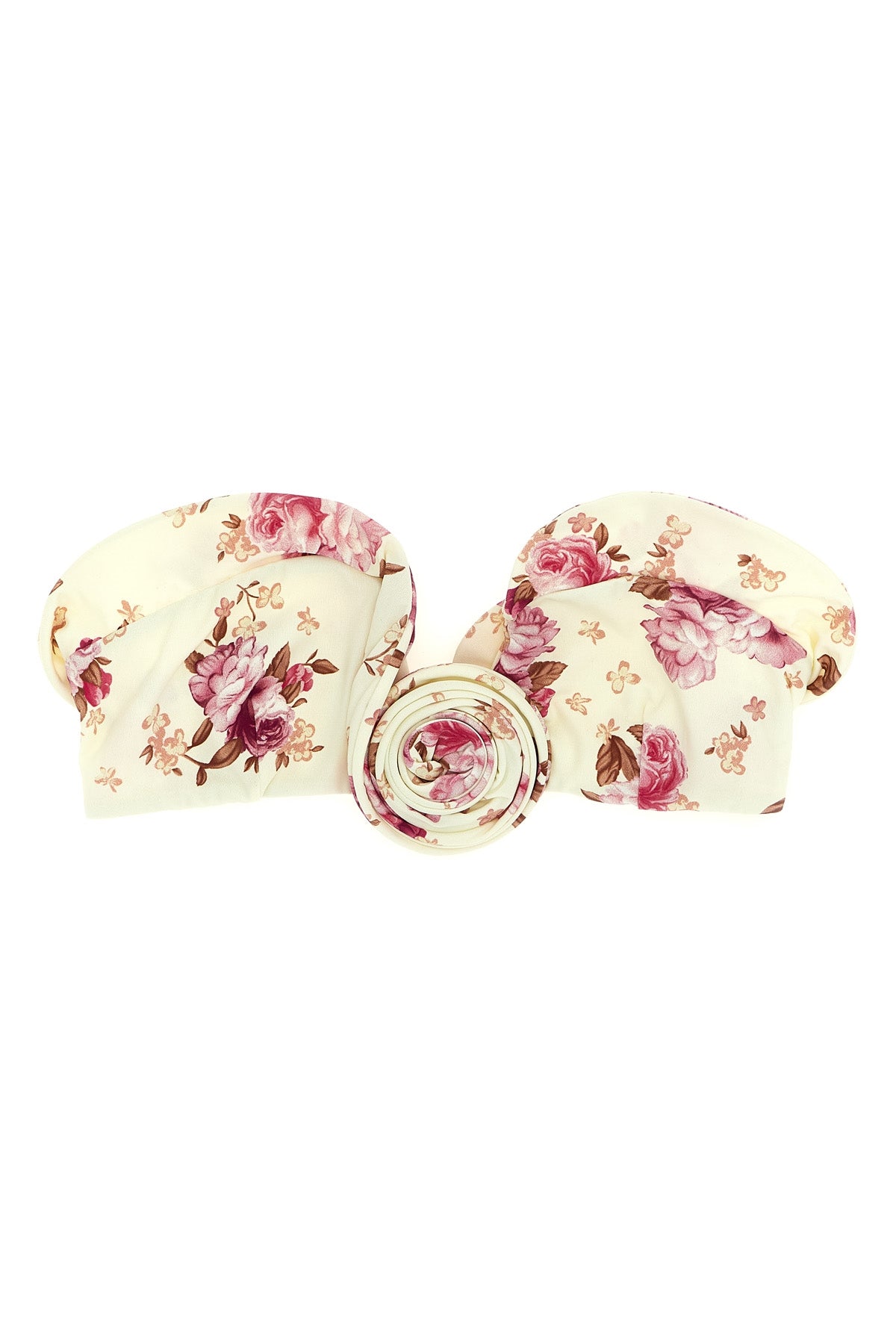 02 bikini top in floral print fabric