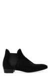calf hair ankle boots
