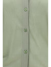 cardigan crewneck in viscose with embroidered logo