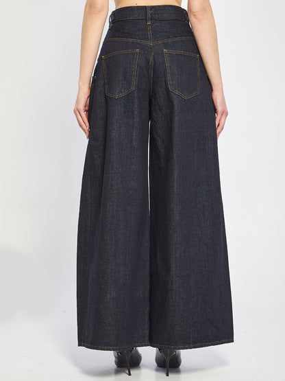 JACQUEMUS 25 souro de-nimes denim pants