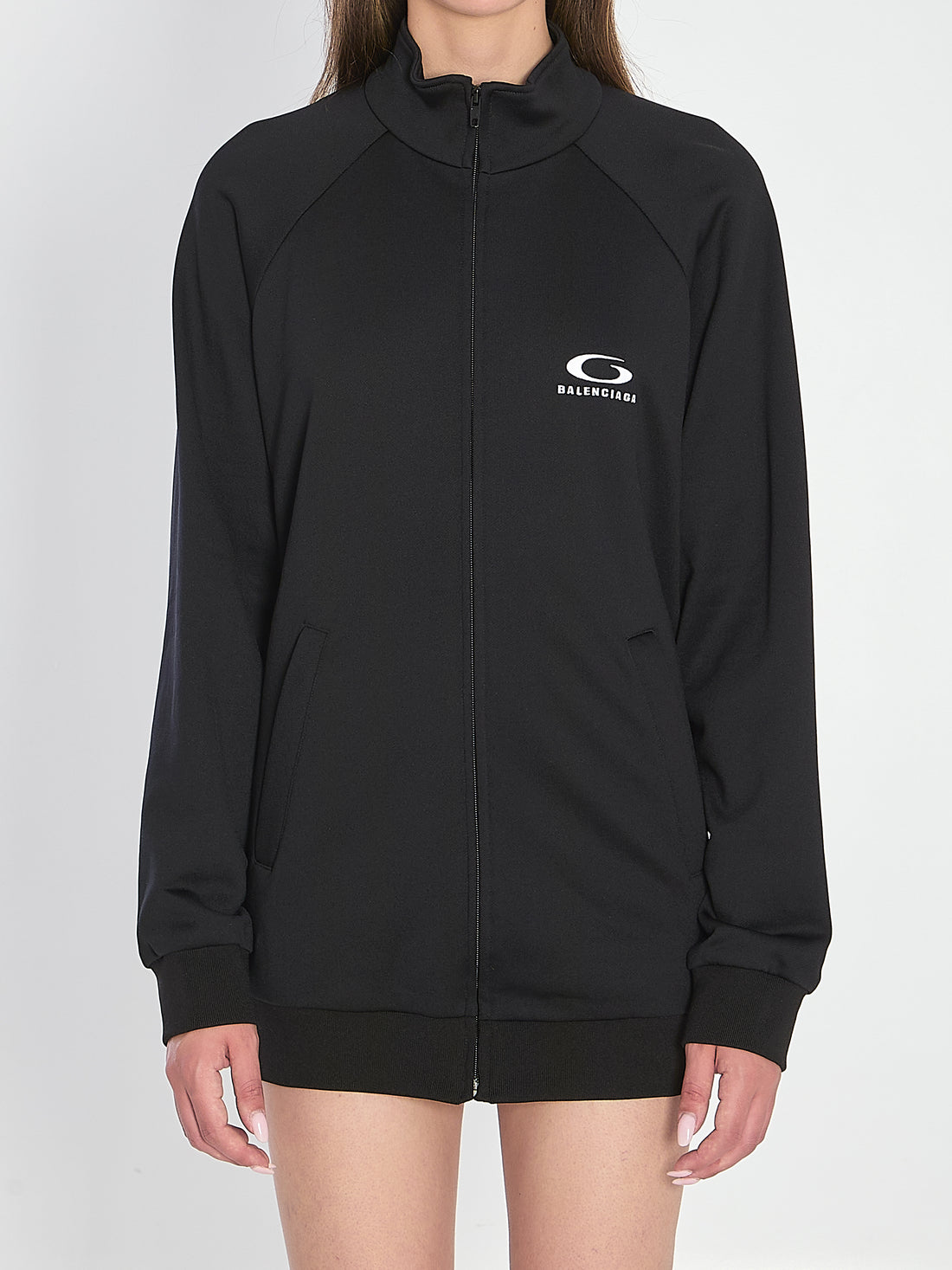 BALENCIAGA 36 tracksuit dress with cut-out