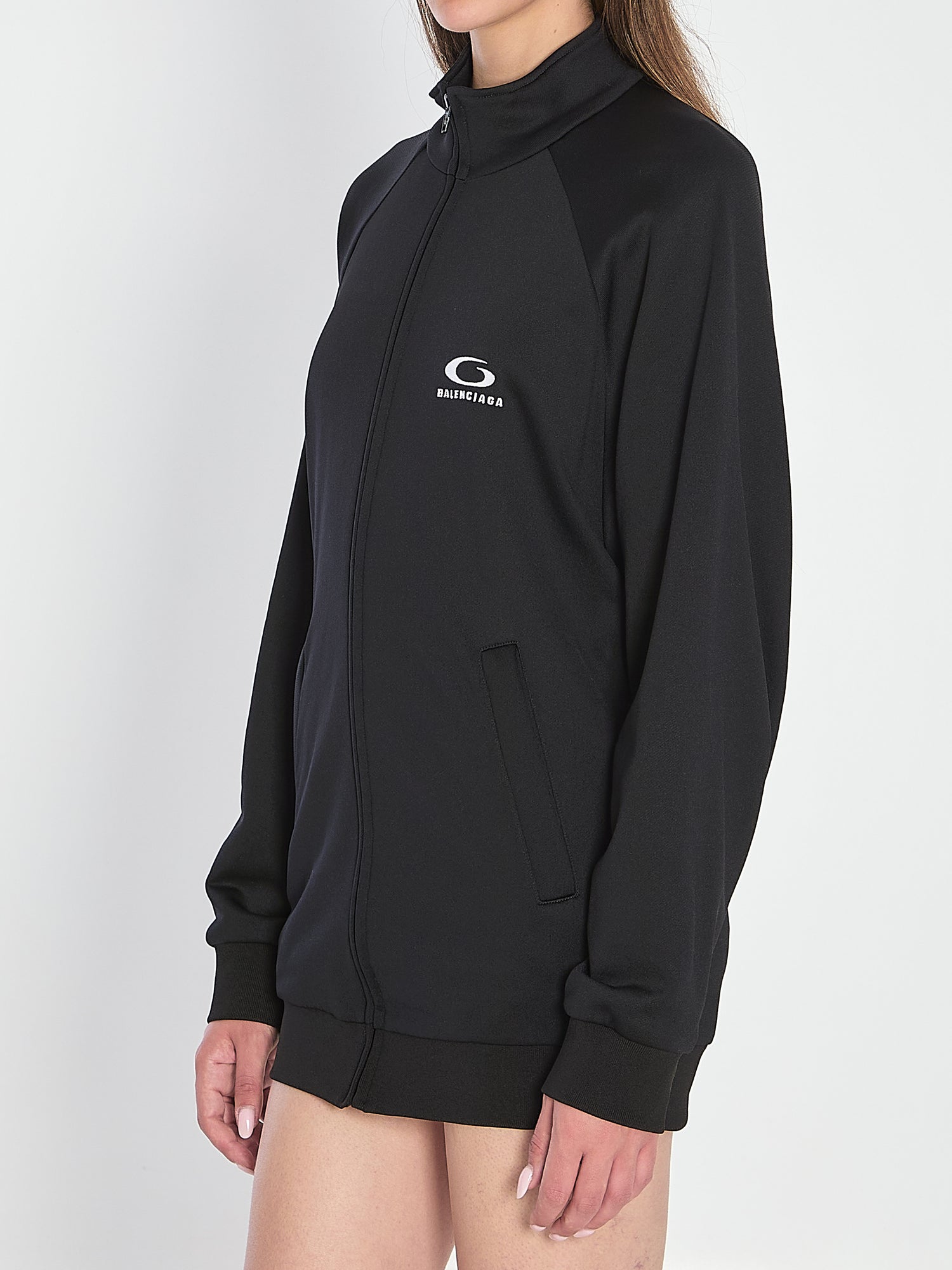 BALENCIAGA 36 tracksuit dress with cut-out