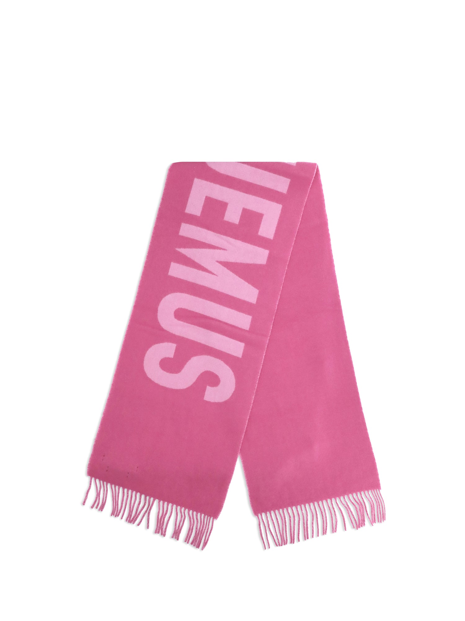 JACQUEMUS OS fringes wool scarf