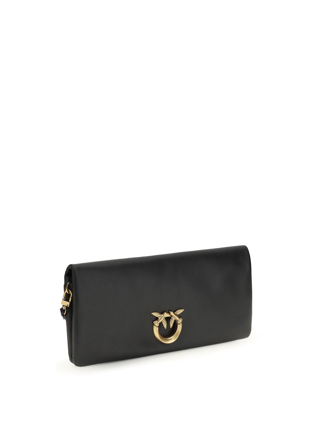 PINKO OS love medium clutch bag