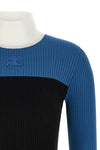 the courrèges knit redefines the codes of contemporary knitwear through a tight