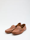 medusa leather loafers