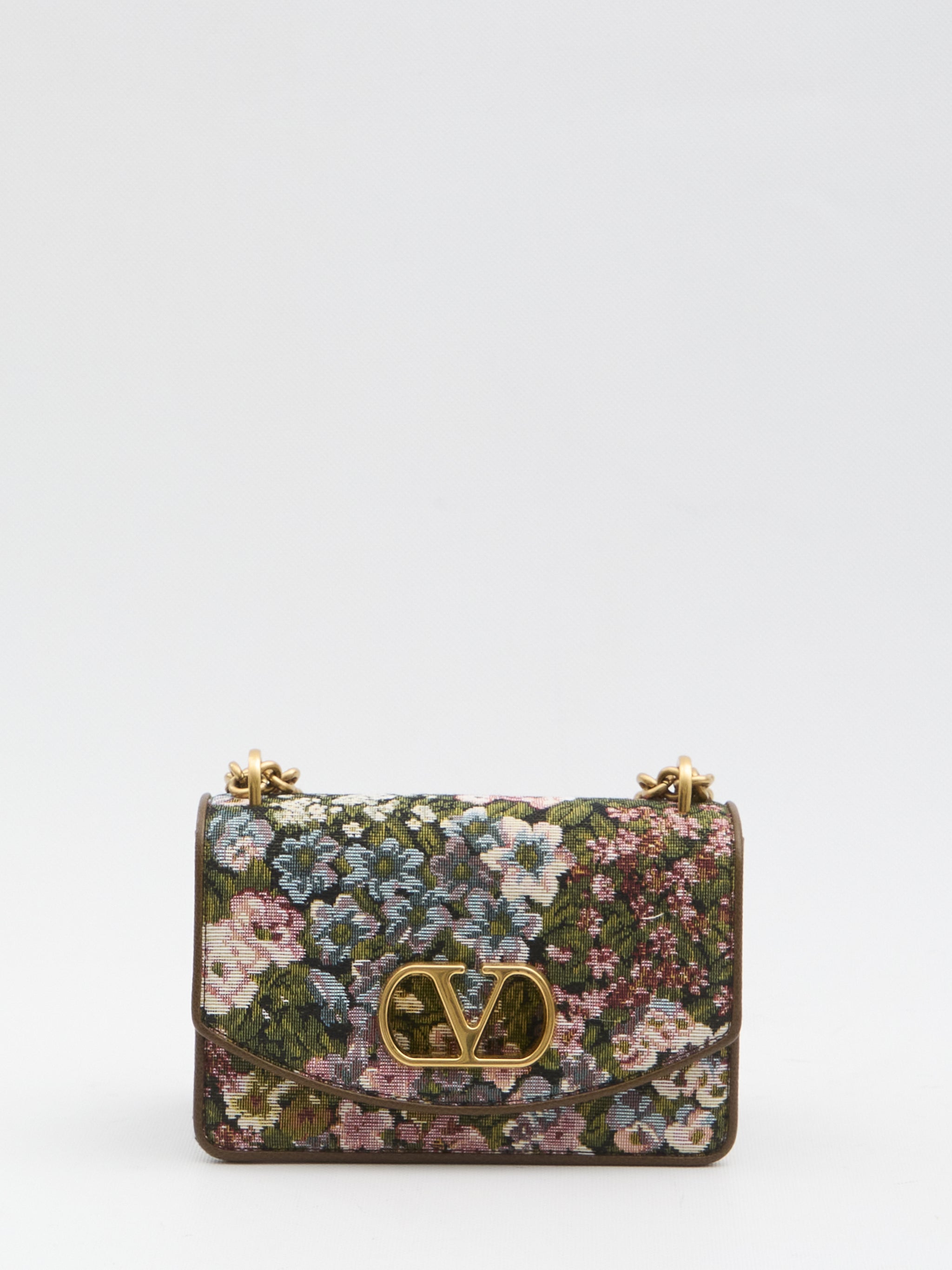 vain bag in jacquard fabric