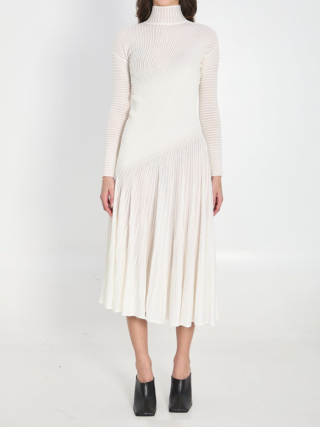 ALAIA 36 twisted maxi dress