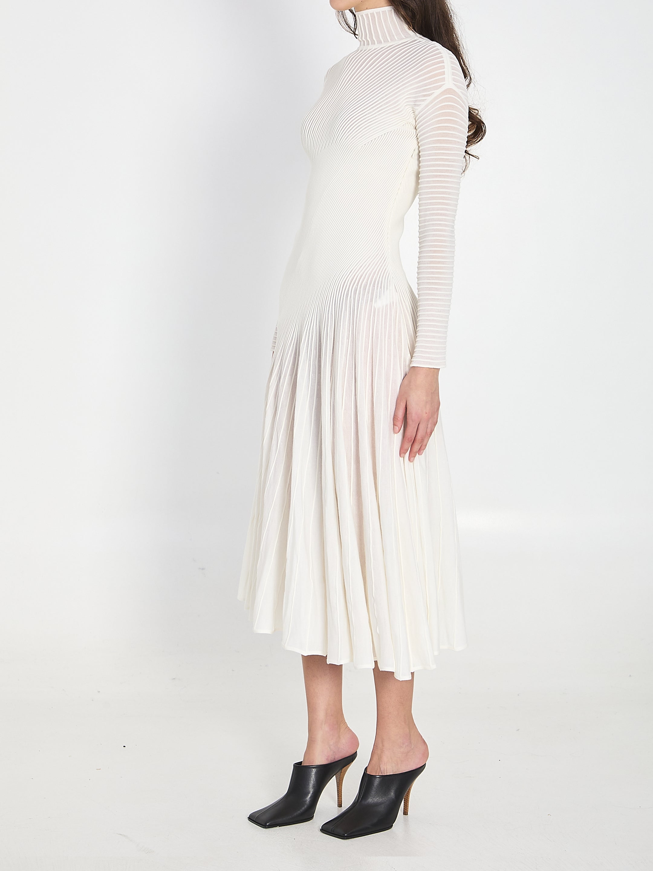 ALAIA 36 twisted maxi dress