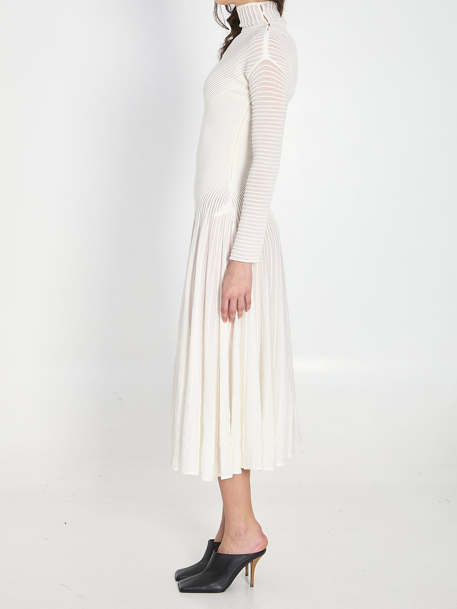 ALAIA 36 twisted maxi dress