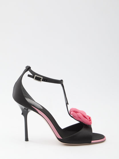 ROGER VIVIER 37 epine rose sandals