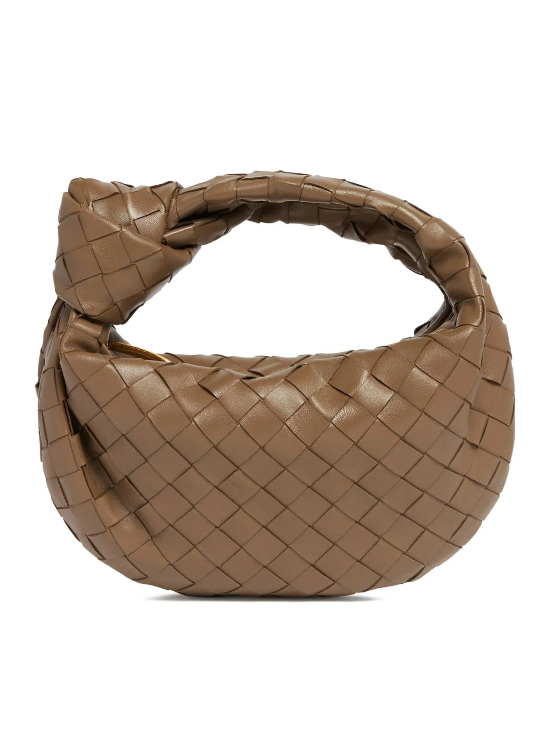 BOTTEGA VENETA Jodie Mini Leather Shoulder Bag – Brown