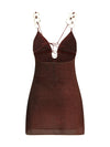 lumiere ring mini dress