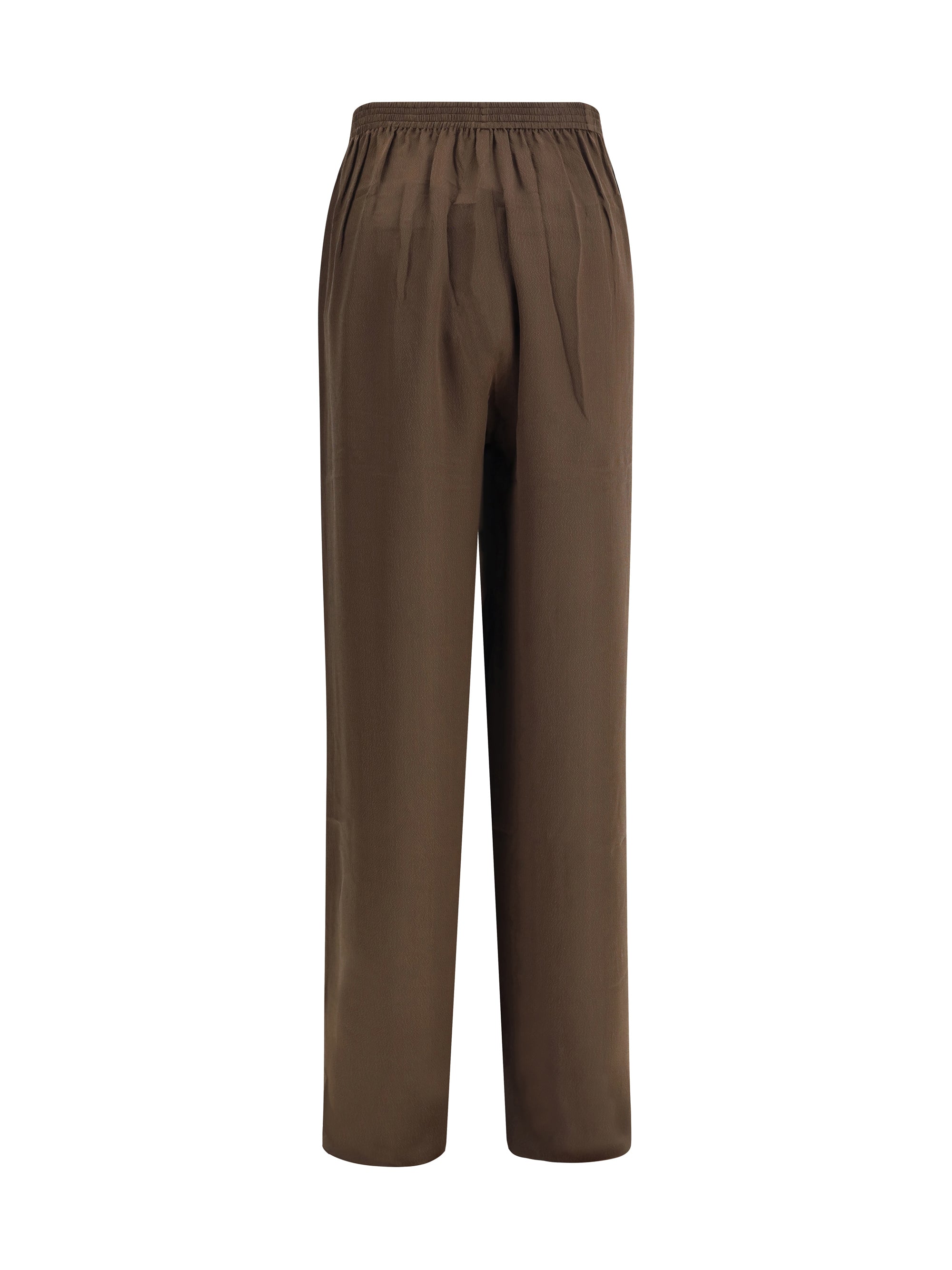 PETAR PETROV 36 silk wide leg pants