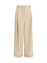 LOEWE 36 lightweight cotton gabardine trousers