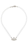 mini bas relief pearl chocker