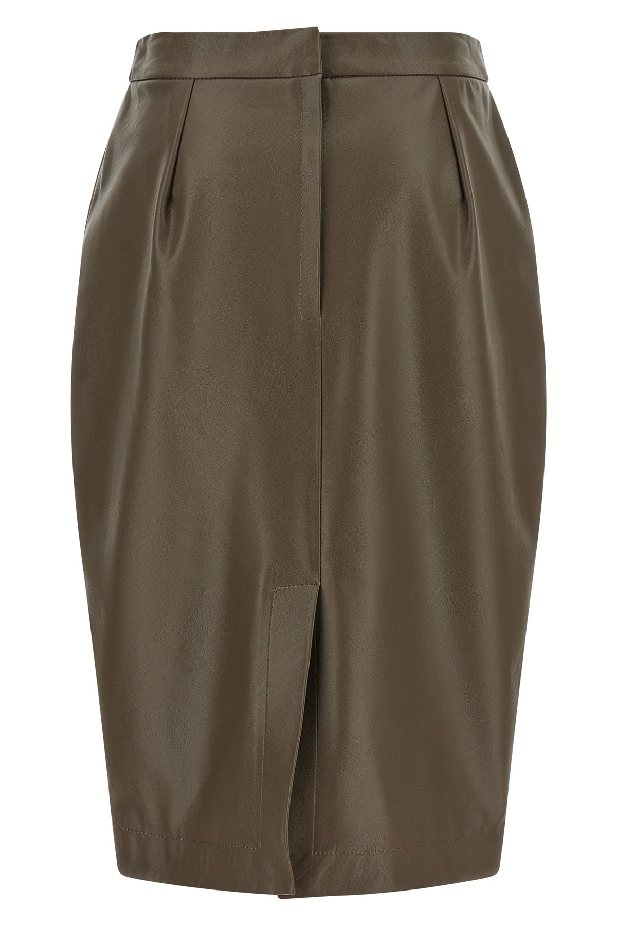 stella mccartneys midi skirt in altermat fabric redefines the pencil silhouette