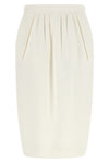 the stella mccartney midi skirt defines a new elegance through sculptural volume