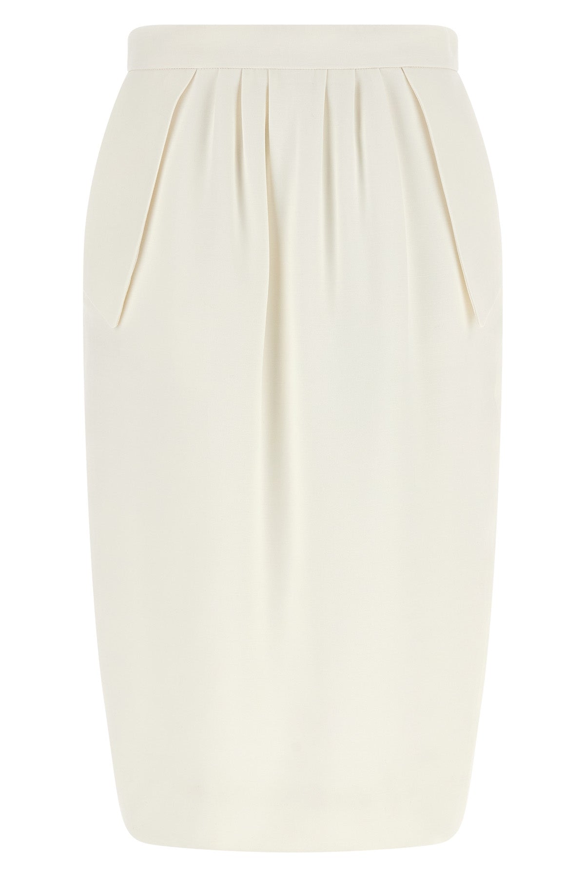 the stella mccartney midi skirt defines a new elegance through sculptural volume