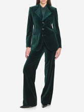 GUCCI 40 velvet trousers