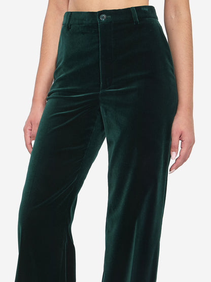 GUCCI 40 velvet trousers