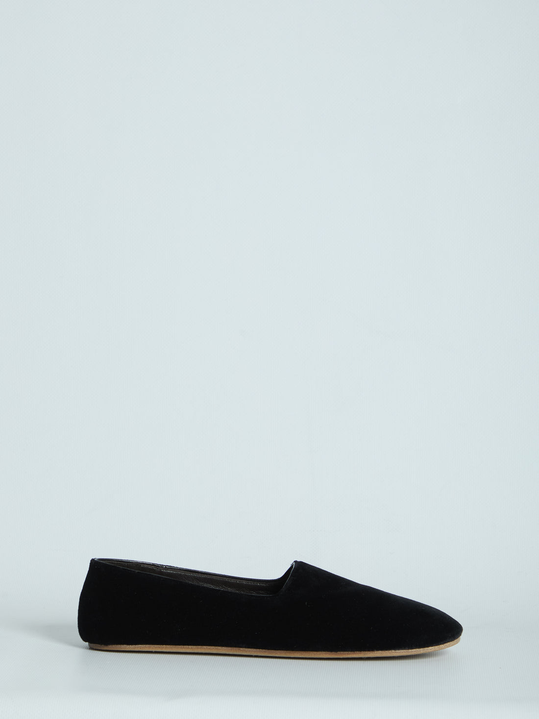 THE ROW 36 velvet ponti slipper 