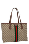 ophidia shopping bag in gg supreme fabric