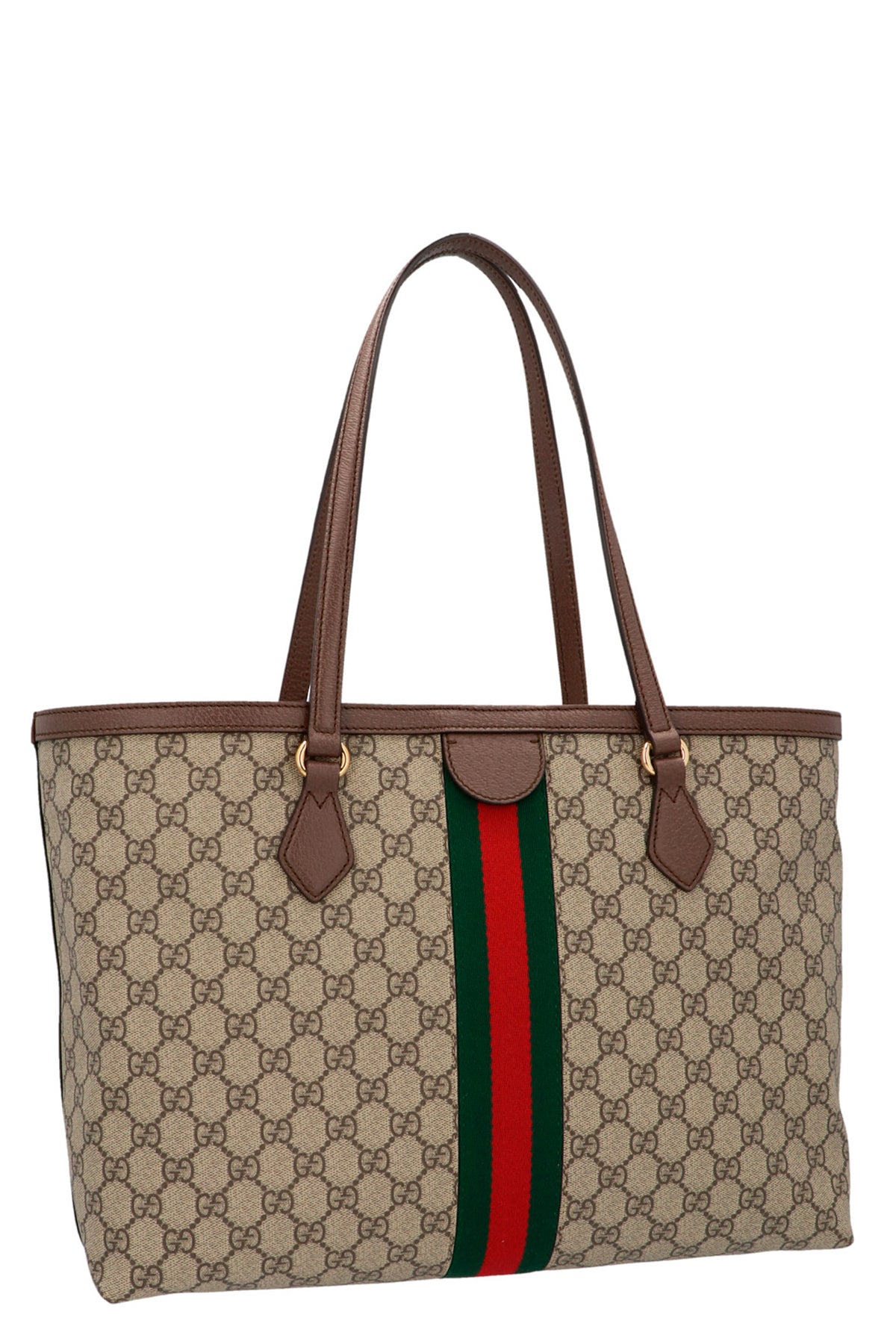 ophidia shopping bag in gg supreme fabric