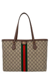 ophidia shopping bag in gg supreme fabric