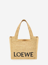LOEWE OS tote bag in raffia medium
