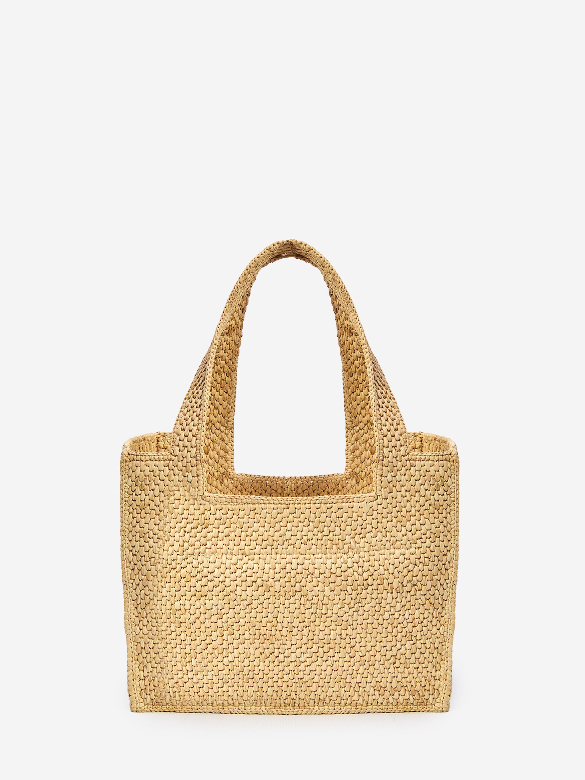 tote bag in raffia medium