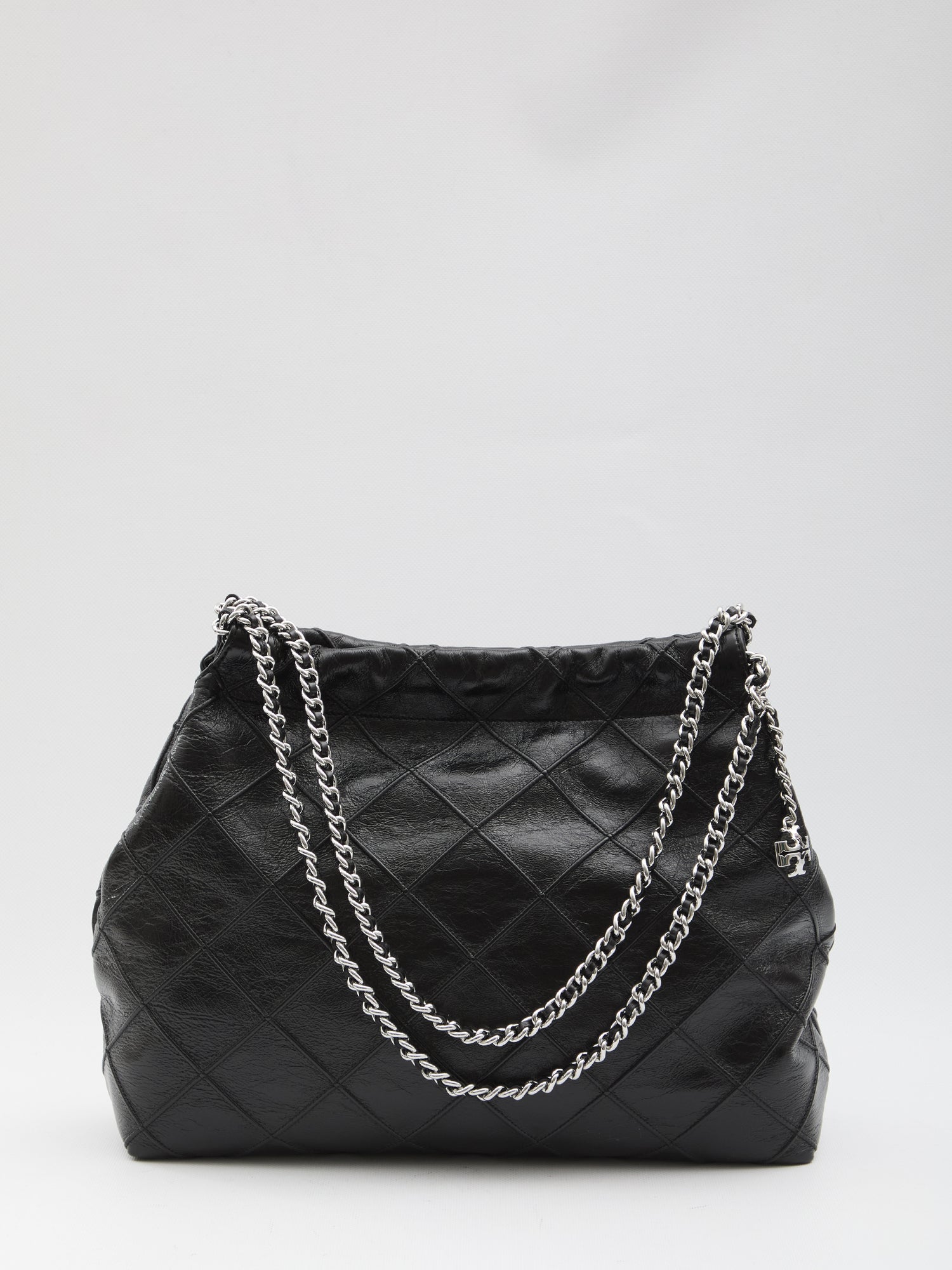 TORY BURCH OS fleming hobo bag with aged effect