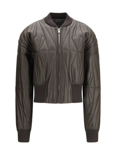 MONCLER + RICK OWENS 1 geocamo leather jacket moncler + rick owens