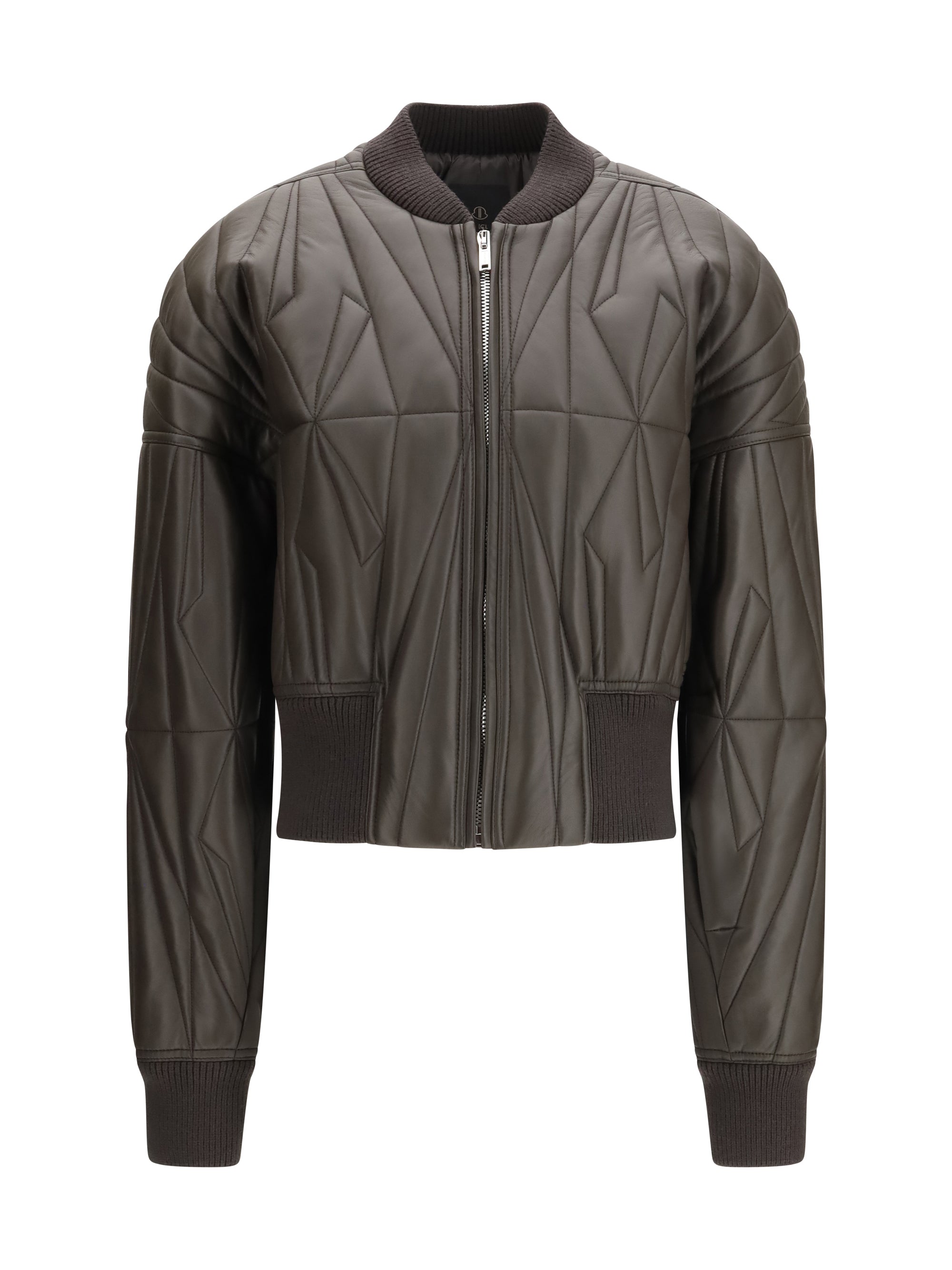 geocamo leather jacket moncler + rick owens