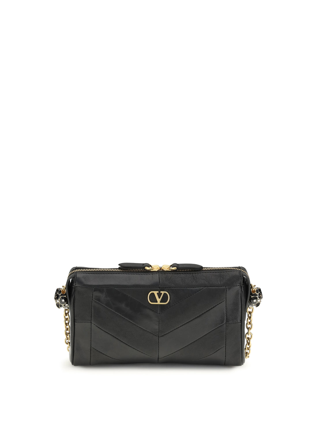 VALENTINO GARAVANI OS small panthea chevron nappa shoulder bag