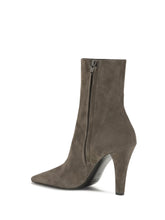 SAINT LAURENT 36 jill suede ankle boots