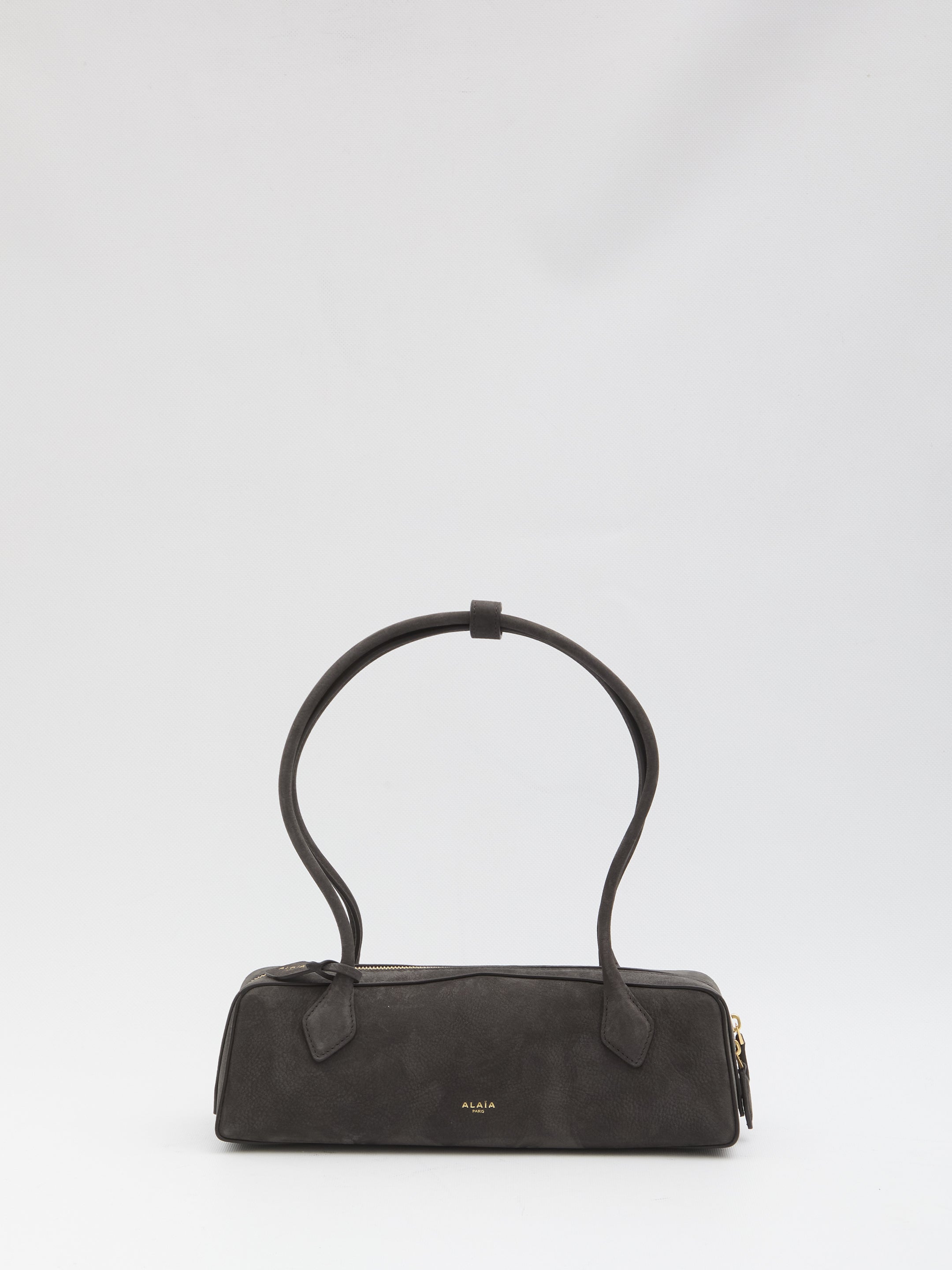 ALAIA OS le teckel media bag in nubuck 