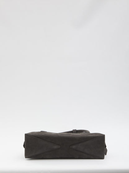ALAIA OS le teckel media bag in nubuck 