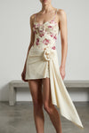 draped stretch fabric 01 skirt