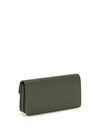 vlogo signature grainy calfskin chain wallet