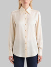 white silk shirt