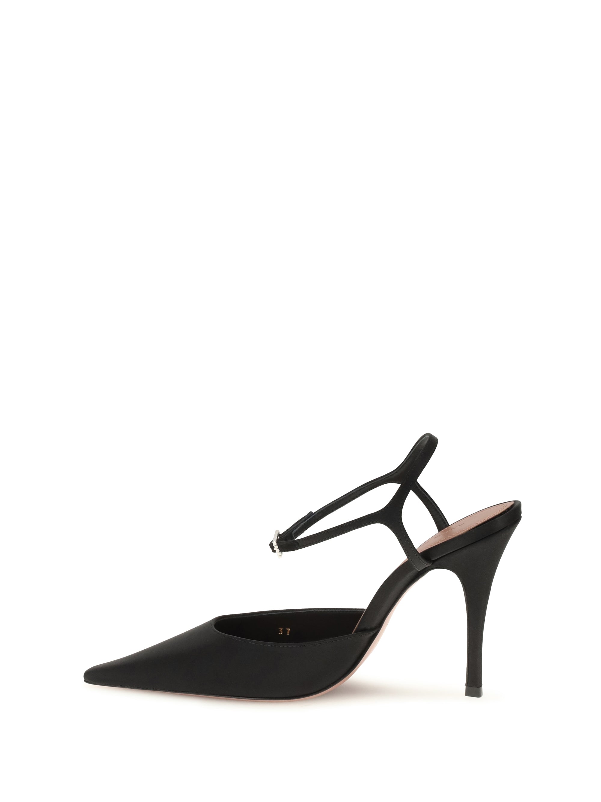 carolyn satin slingback pumps