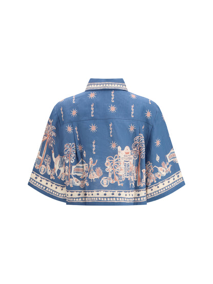 ALEMAIS 6 acacia cropped shirt