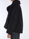 oversize pea coat in wool
