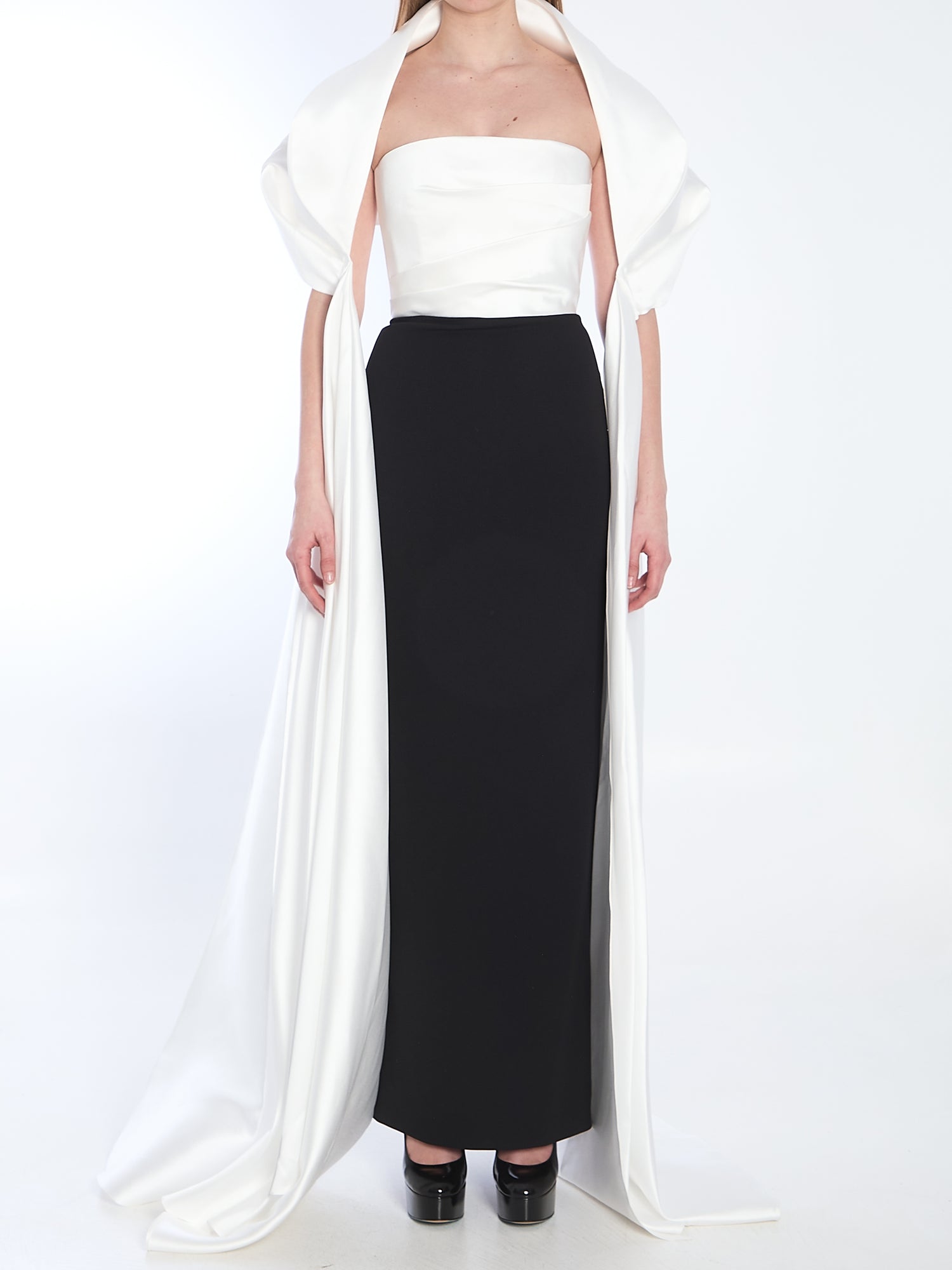 SOLACE LONDON 12 vera long dress