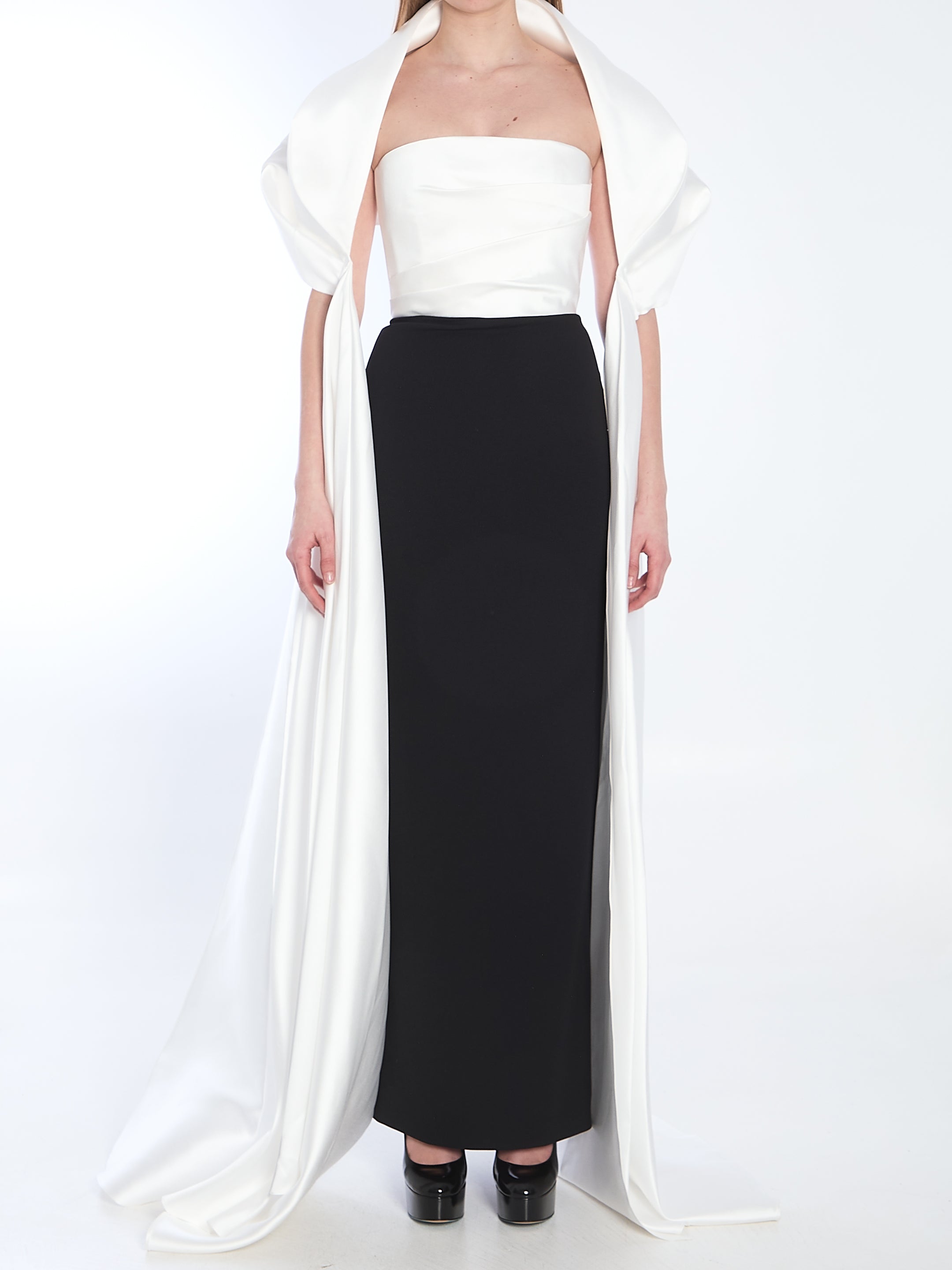 SOLACE LONDON 12 vera long dress