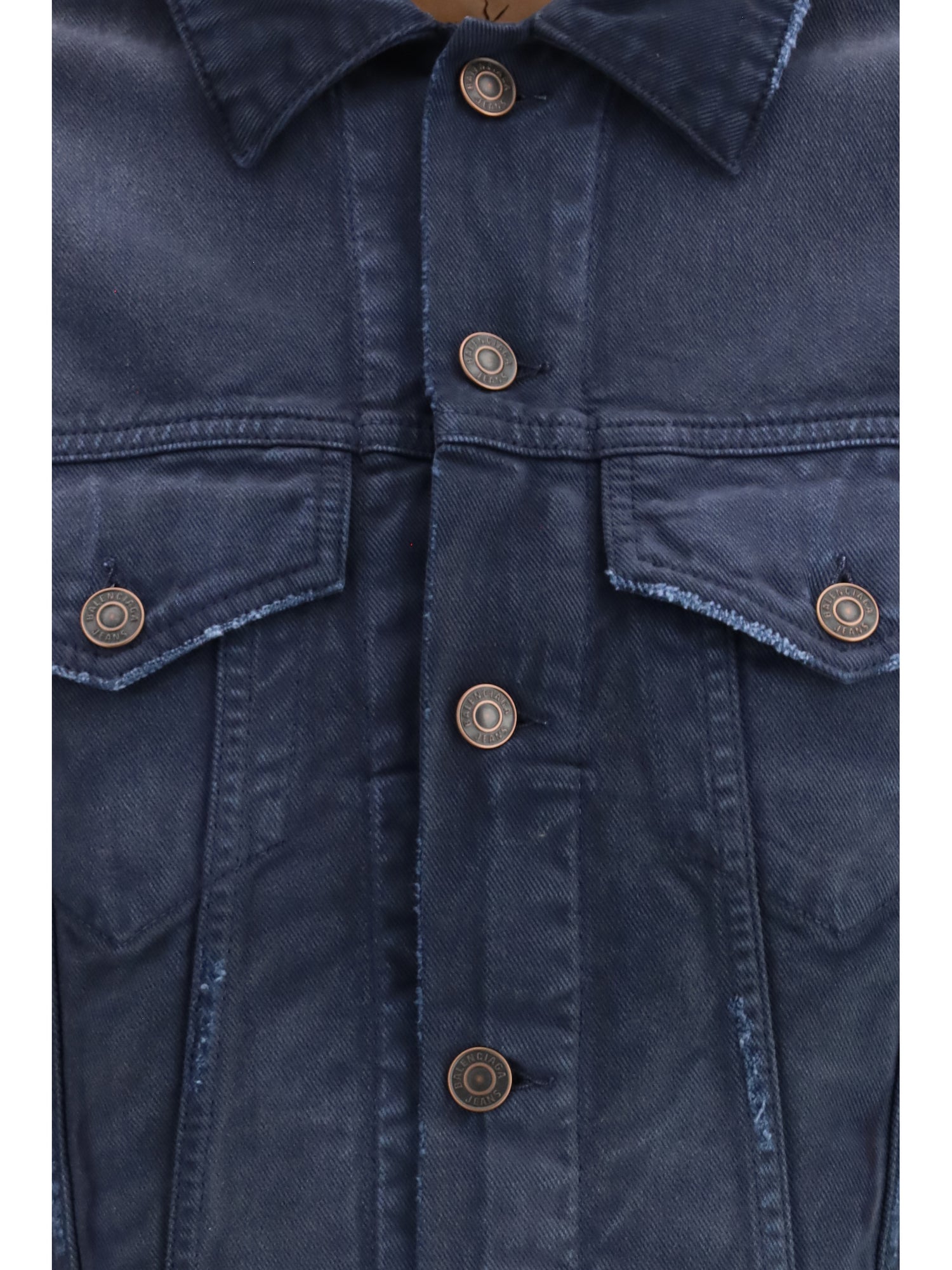 BALENCIAGA M curved-waist trucker jacket