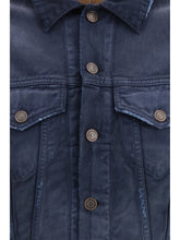 BALENCIAGA M curved-waist trucker jacket